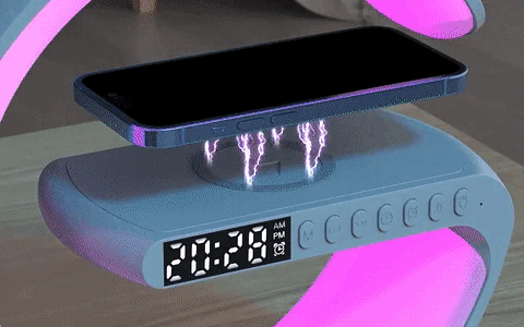 2 во 1 Bluetooth Звучник + Безжичен Полнач – Музика и Полнење во Еден Уред!