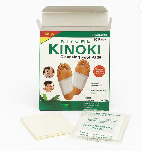 2+1 GRATIS Kinoki Detox flasteri – očistite telo, osvežite energiju (30 KOMADA)