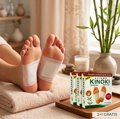 2+1 GRATIS Kinoki Detox flasteri – očistite telo, osvežite energiju (30 KOMADA)